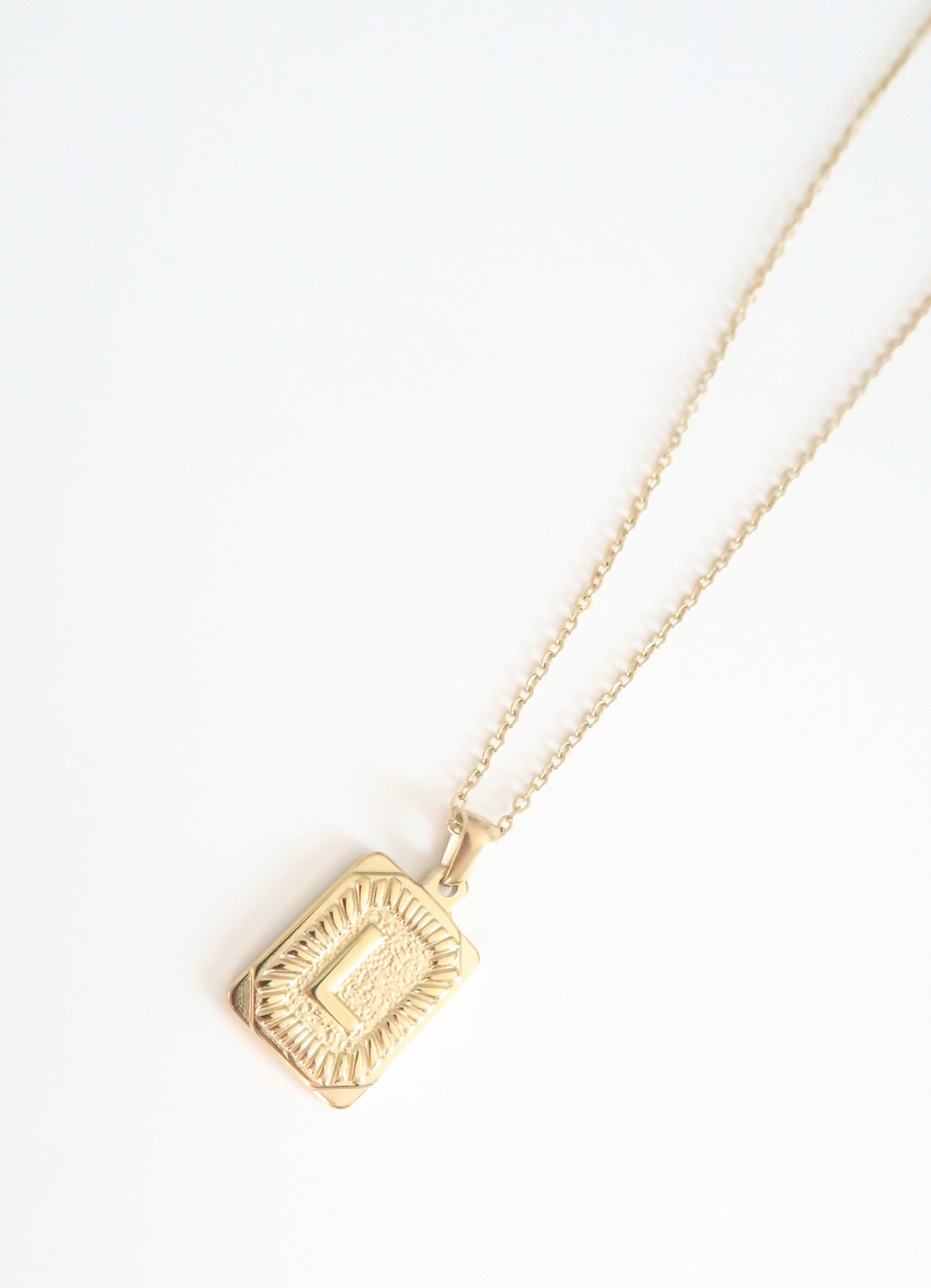 L initial necklace