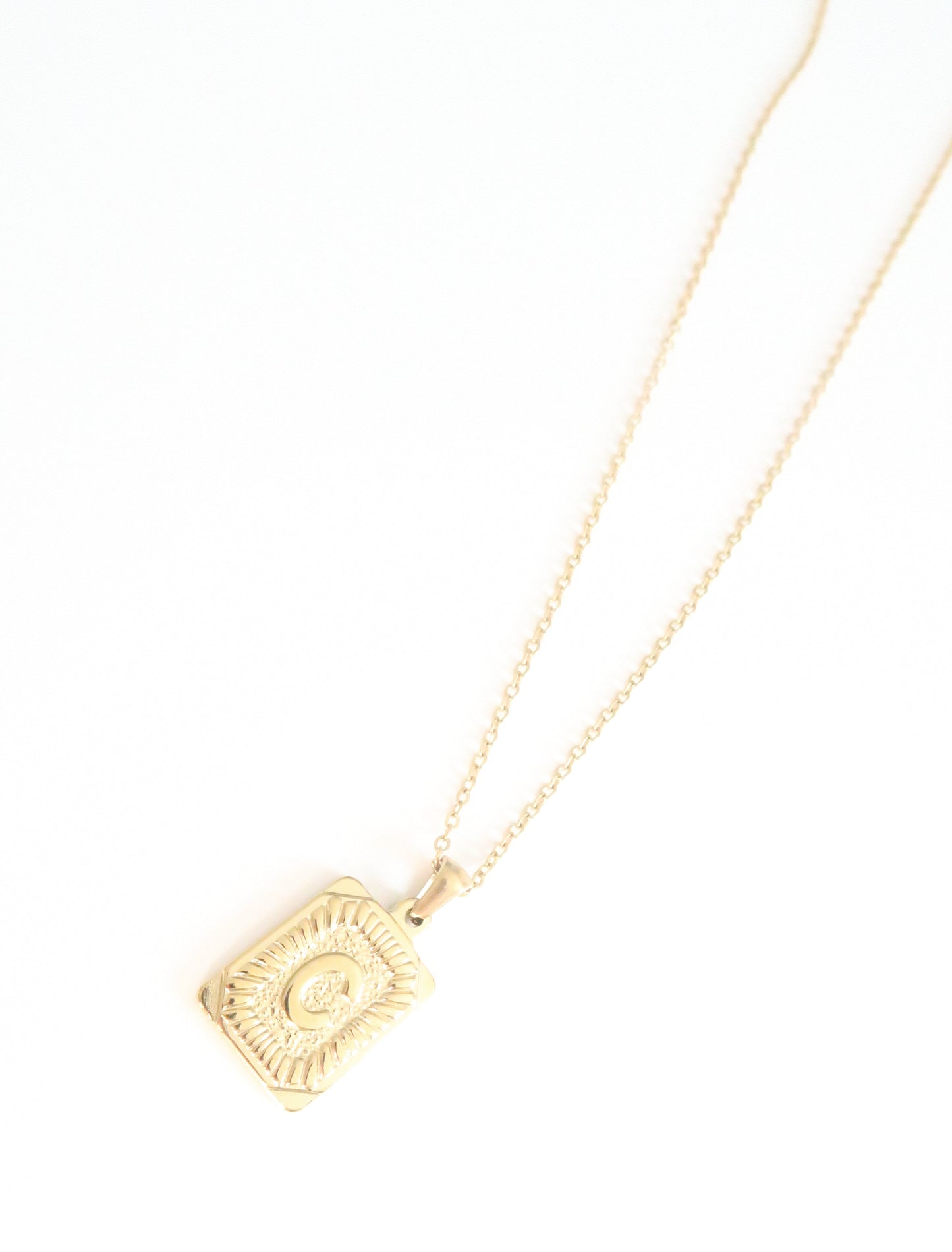 C initial necklace
