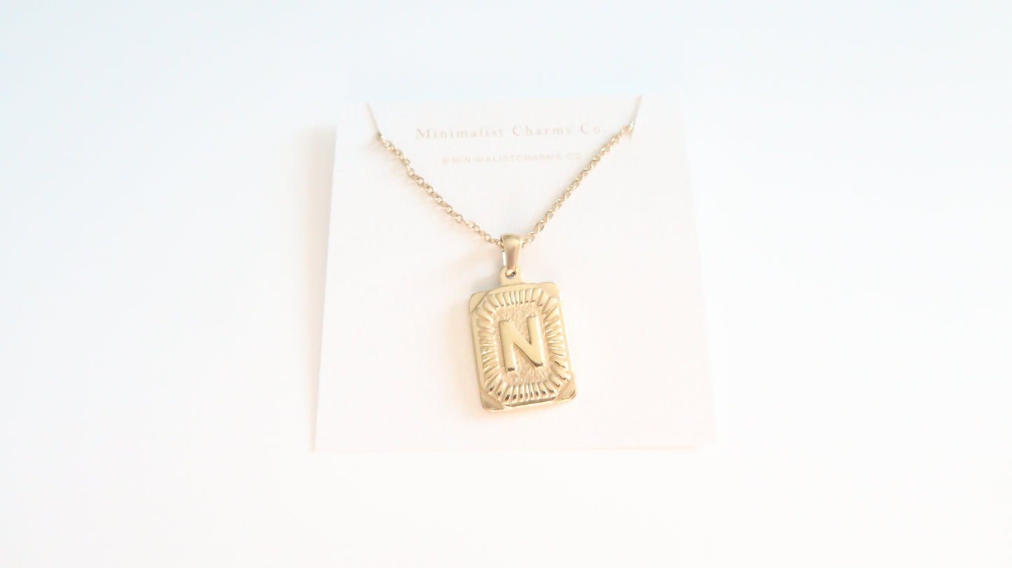 N initial necklace