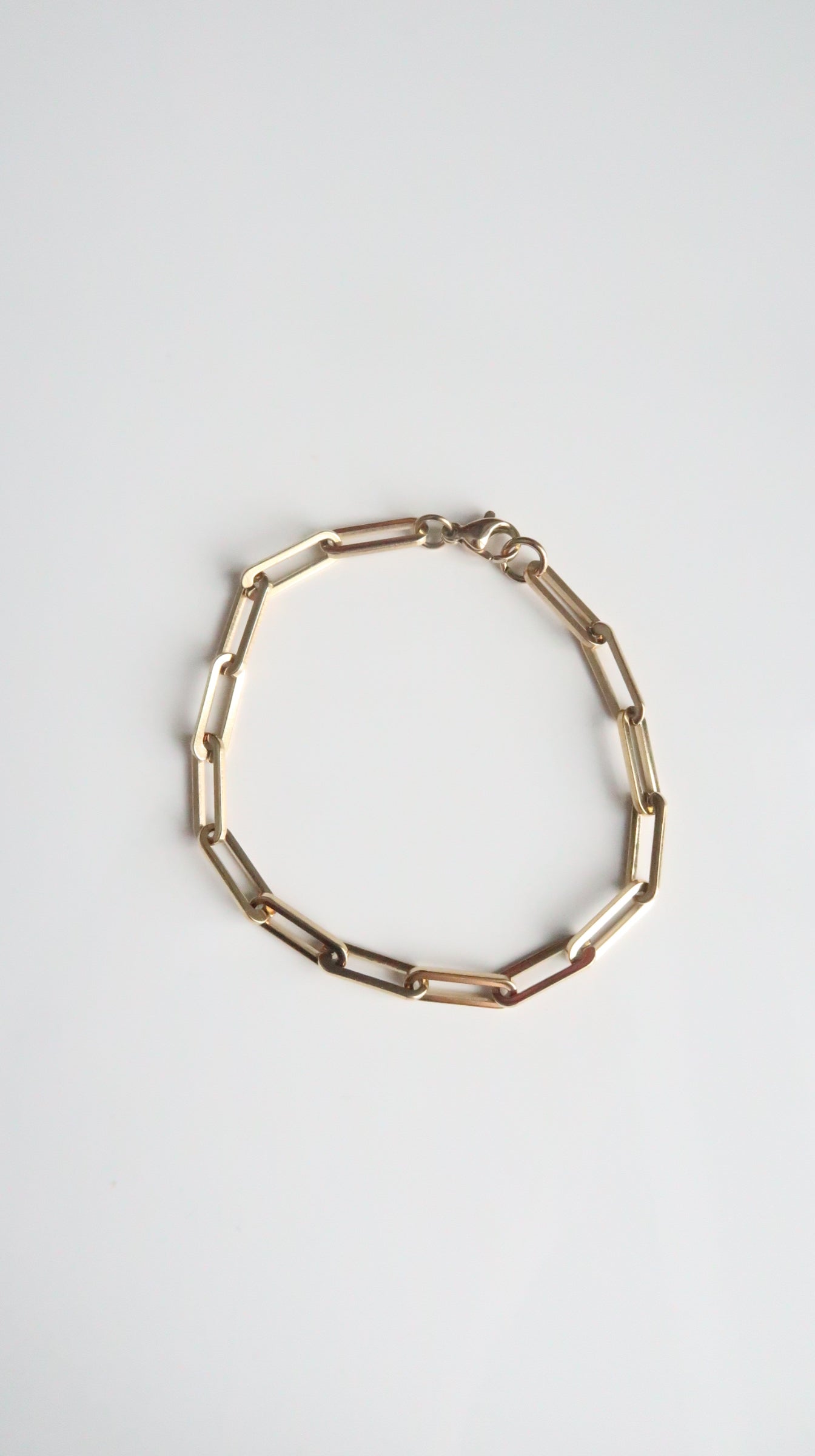 Paper clip bracelet