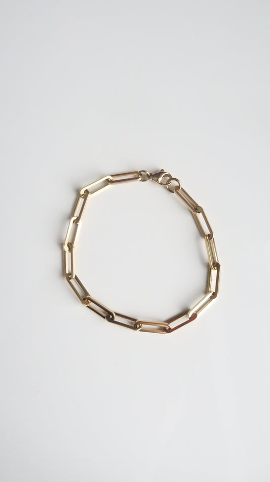 Paper clip bracelet