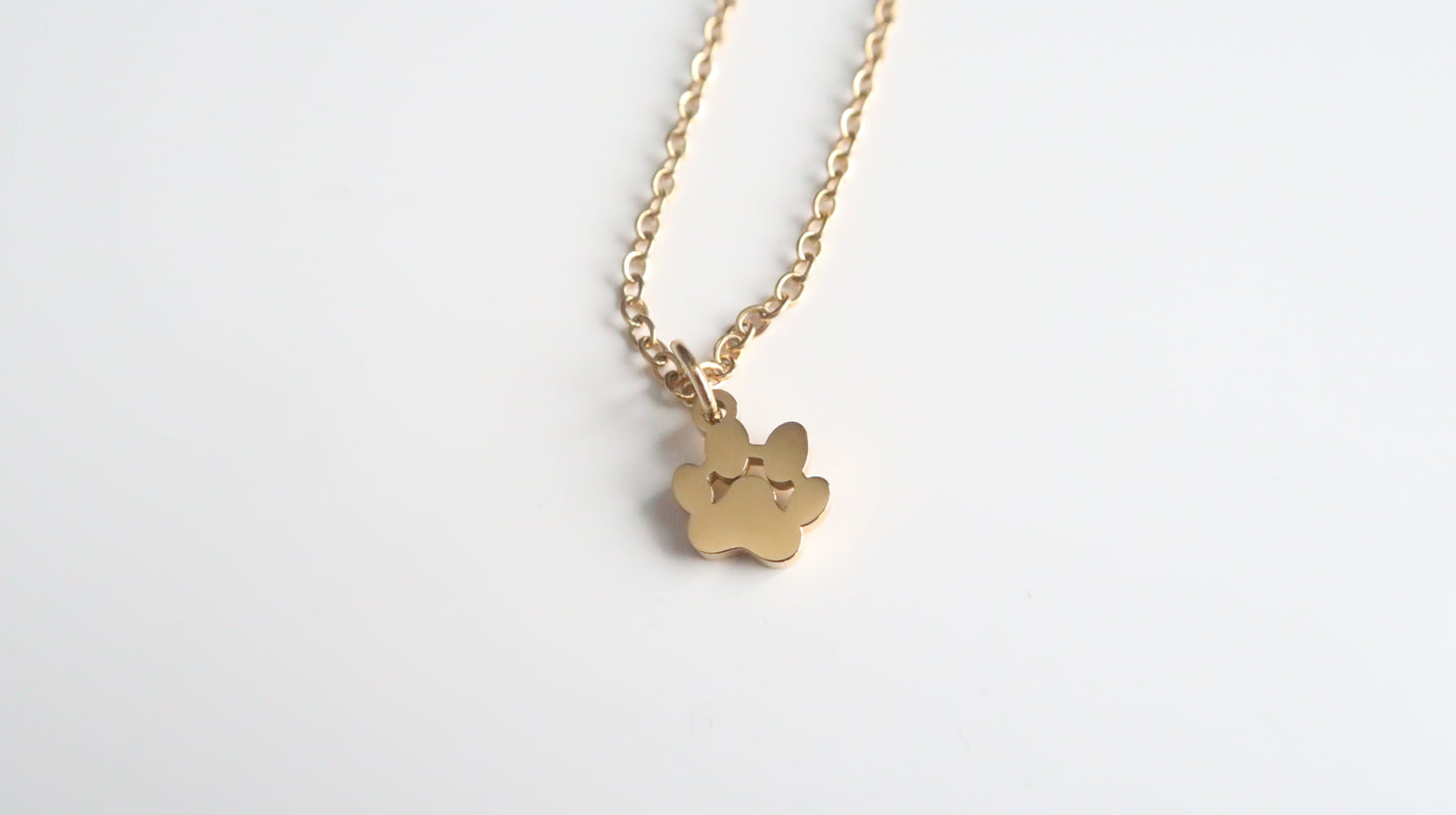 Paw necklace
