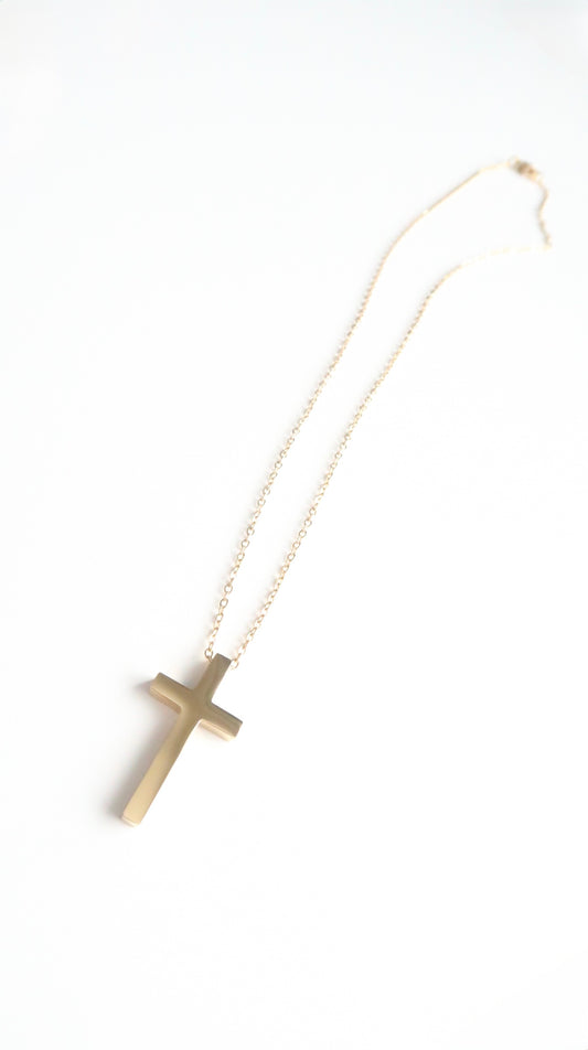 Cross (plain) necklace