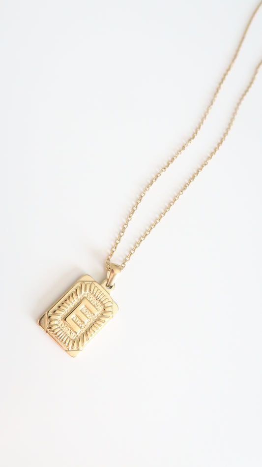 E initial necklace