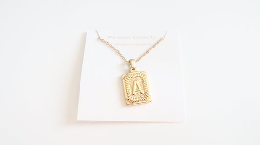 A initial necklace